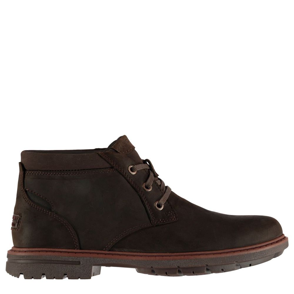 Chukka Boots Homem Rockport Buck Chocolate Escuro,Portugal YDOVQ-3795